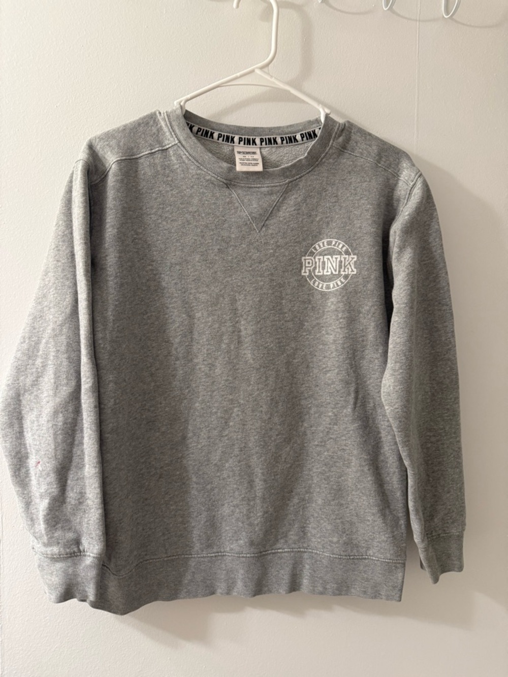 Victoria's Secret PINK Men's Heather Gray Crewneck Sweatshirt